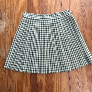 Vintage Skirt Marshall Field's Tween Plaid‎ Pleated Skirt Size 14